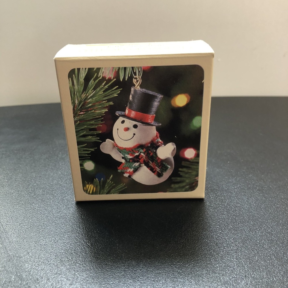 Hallmark‎ Keepsake Jolly Snowman Christmas Ornament With Original Box